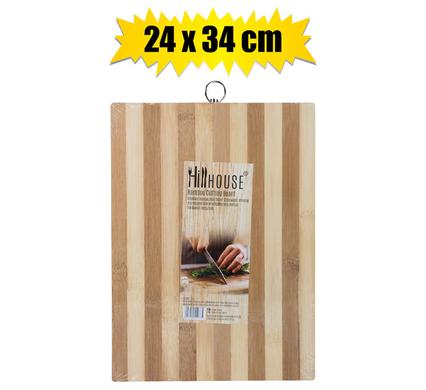 Cutting-board wdn 24x33.5x1.6 bamboo h/h