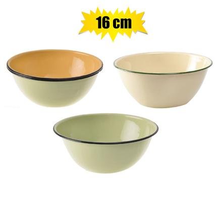 Mixing bowl enamel 16cm plain cash-bowl