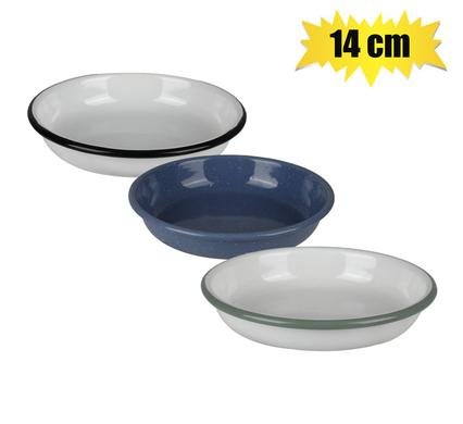 Plate enamel 14cm pasta