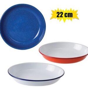 Plate enamel 22cm pasta
