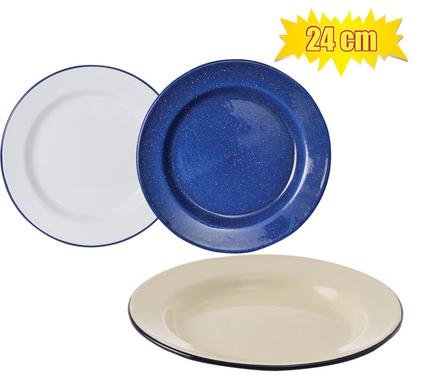 Plate enamel 24cm dinner