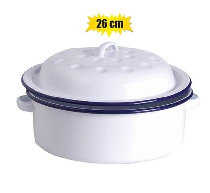 Roaster enamel 1st-grade round 26cm