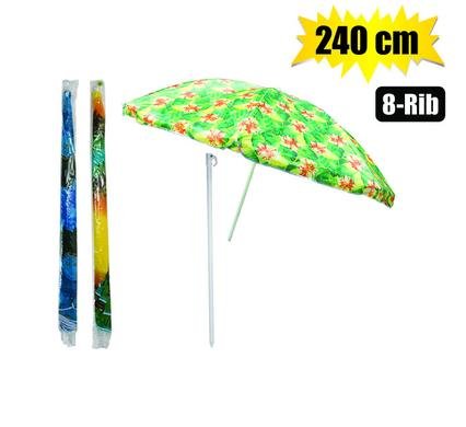 Umbrella-beach 240cm diam 8-rib