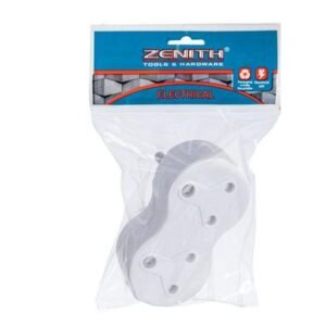Plug-adaptor 2x16a+safe-shut wavy zenith