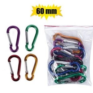 Snap-hook aluminium 6x60mm bulk