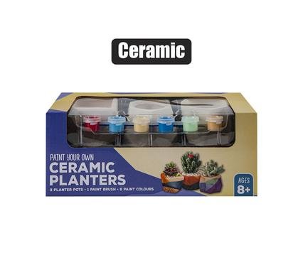 Art+craft paint your own planters