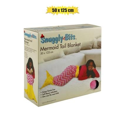 Blanket mermaid-tail 50x125cm