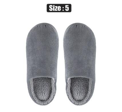 Slipper slip-in grey grain size 5