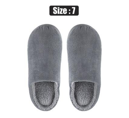 Slipper slip-in grey grain size 7