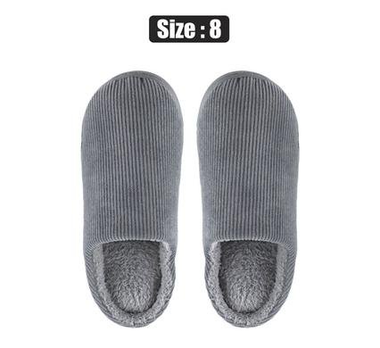 Slipper slip-in grey grain size 8