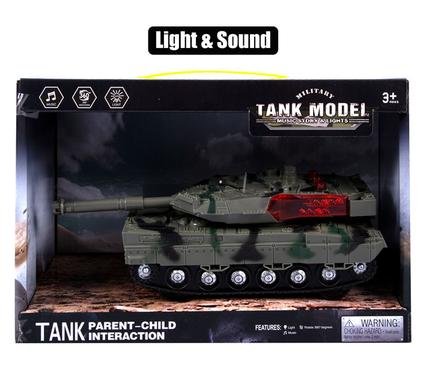 Battery operated tank w/sound & light 19