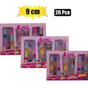 Doll pocket scented set 28pc 9cm