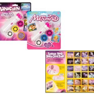 Play-set projector unicorn/mermaid