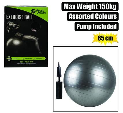 Fitness ball yoga asstd 60cm