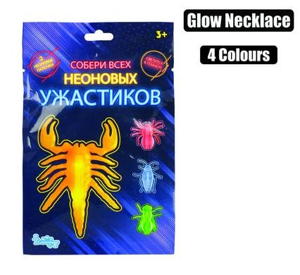 Glow bugs necklace