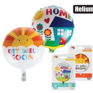 Balloon helium foil get well/wlcome f-01