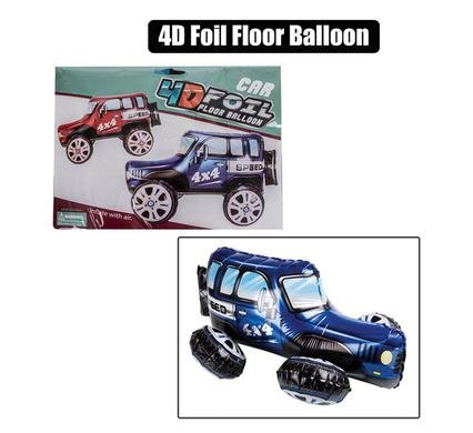 Party balloon foil floor car