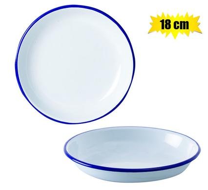 Plate enamel 18cm pasta