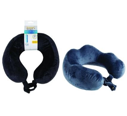 Travel neck pillow memory foam curved