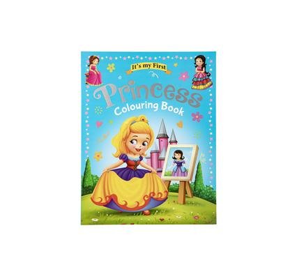 Book colouring first princess