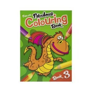 Book colouring fun with fabulous 3