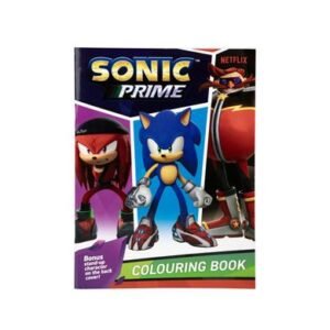 Book colouring sonic prime
