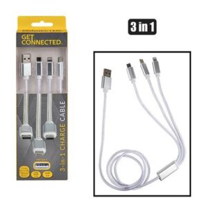 Usb cable 3-in-1 -2.0 amp - 1m