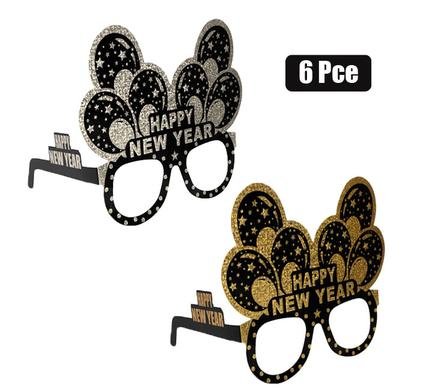 Party new year paper glasses 6pce