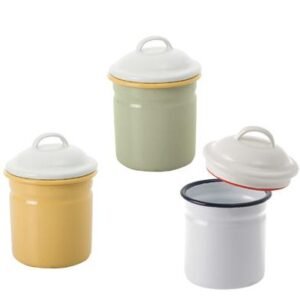 Cannister enamel 8cm