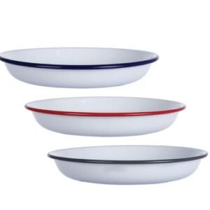 Plate enamel 24cm pasta