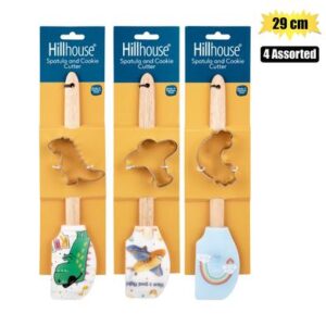 Spatula silicone 29cm and cookie cutter