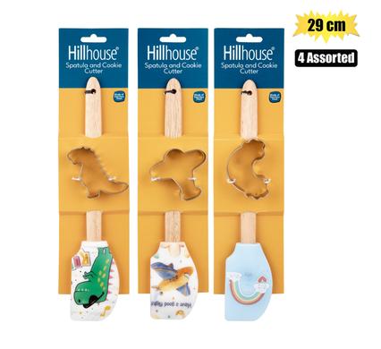 Spatula silicone 29cm and cookie cutter