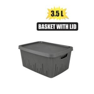 Basket pl multi use w/lid 3.5l