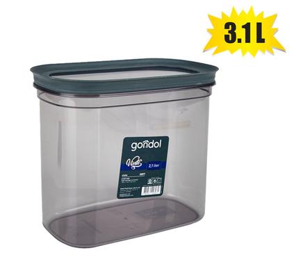 Cannister vinto oval 3.10l smoke color