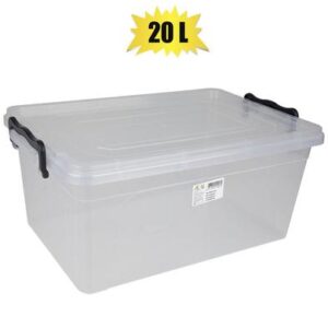 Storage box maxi clear 20l 48x32x20cm