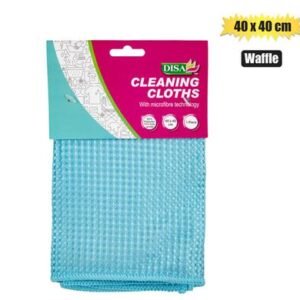 Cloth microfibre 40x40cm 1pc waffel