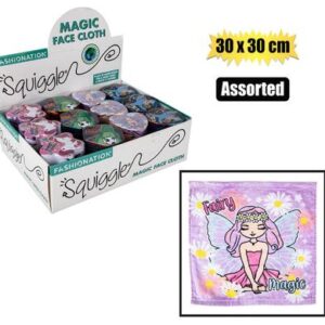 Face cloth kids magic 30x30cm assorted