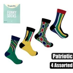 Socks unisex patriotic asstd