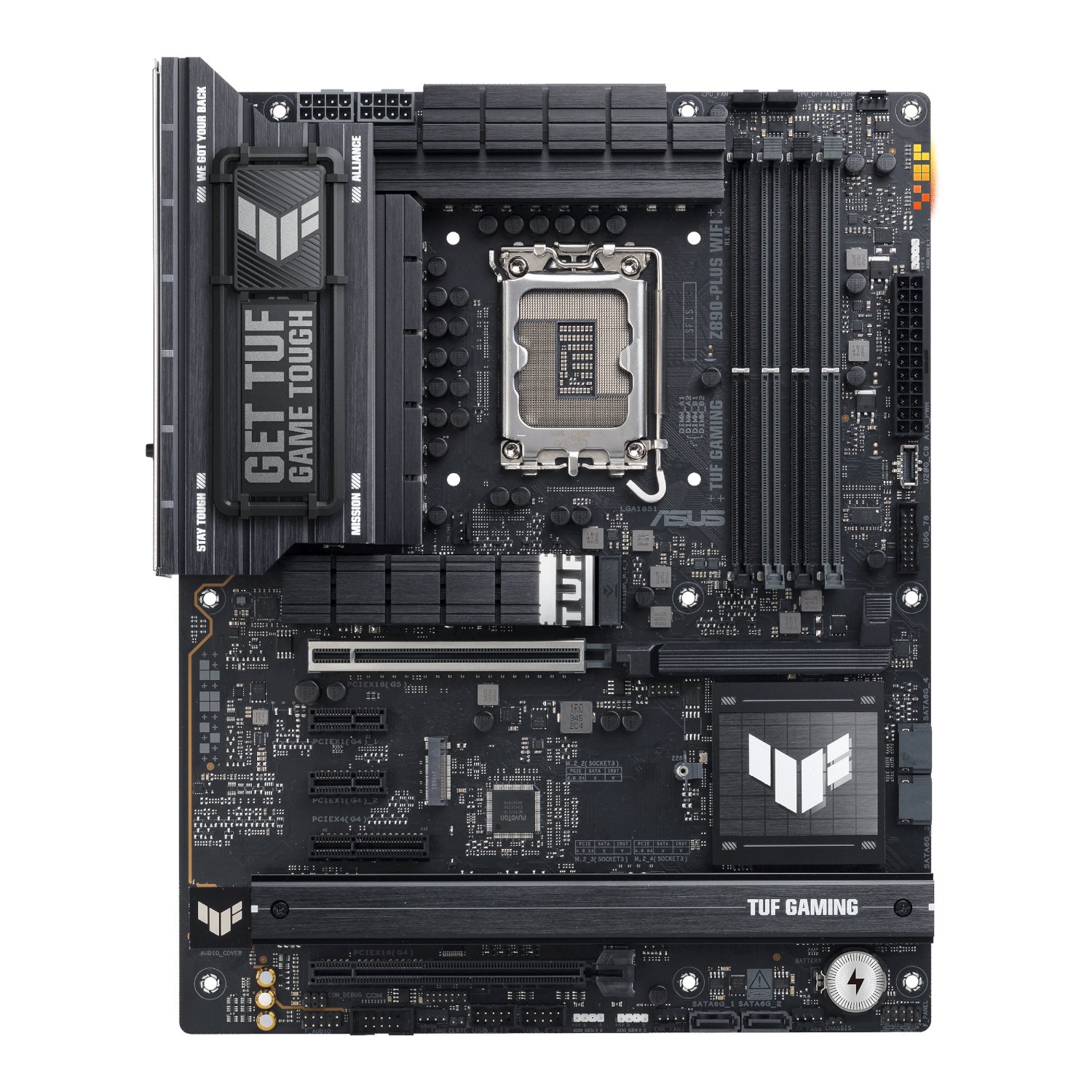 Asus TUF Gaming Z890-PLUS WIFI Intel LGA1851 ATX Gaming Motherboard - Image 2