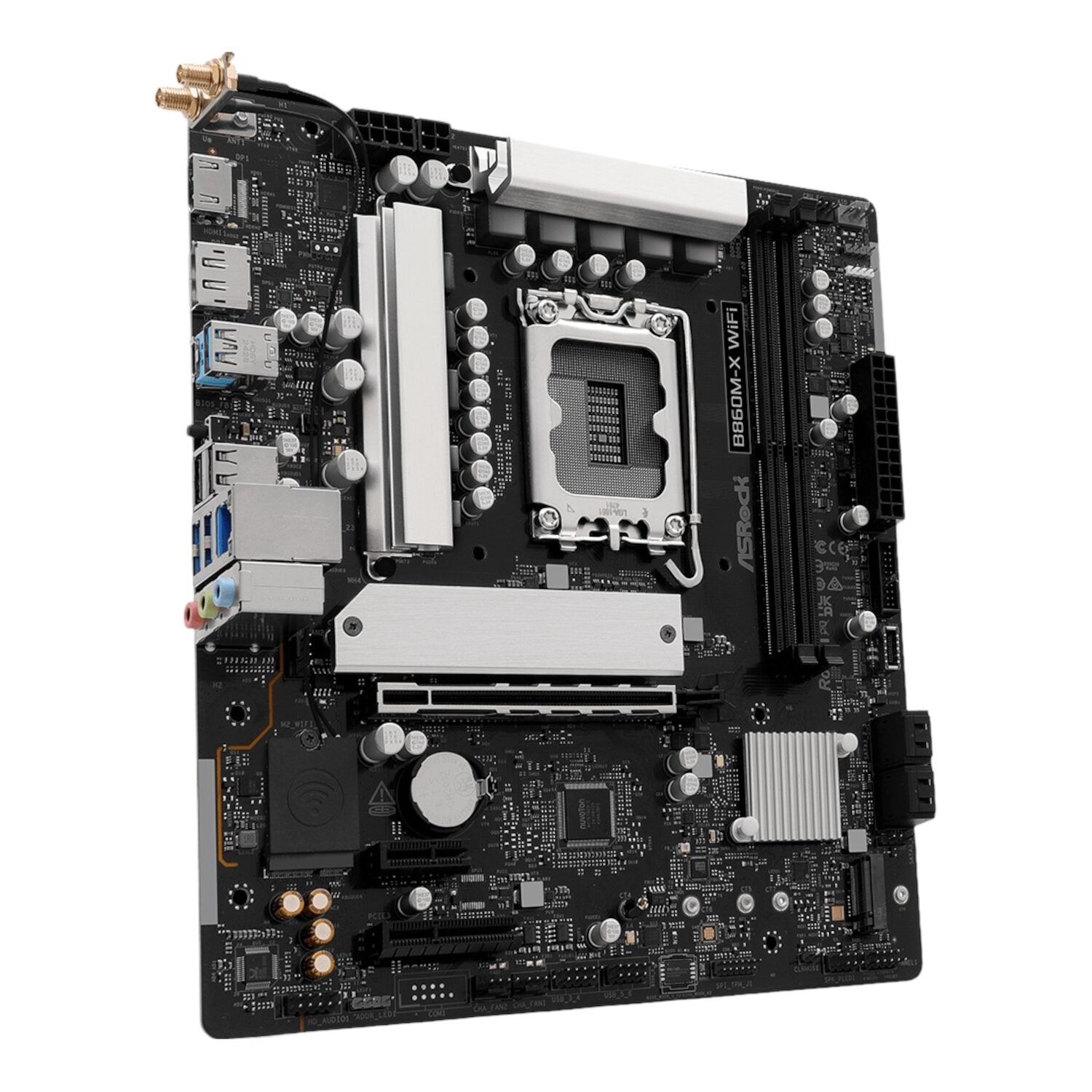 ASRock B860M-X Micro ATX DDR5 Motherboard (PCIe 5 and Wi-Fi 6E) - Image 4