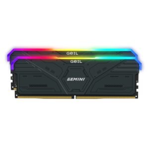 Geil Gemini RGB 64GB KIT(2X32GB) 6000MHz DDR5 Desktop Gaming Memory - Grey