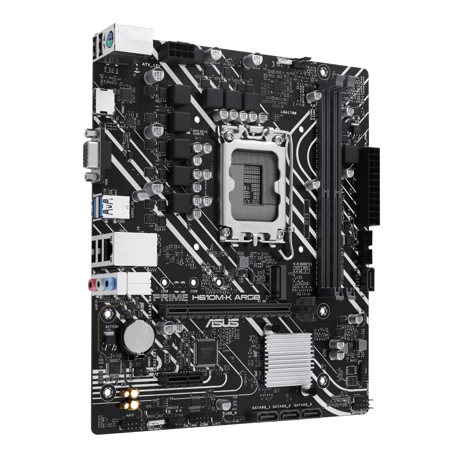 Asus PRIME H610M-R DDR5 LGA1700 Micro-ATX Motherboard - Image 3
