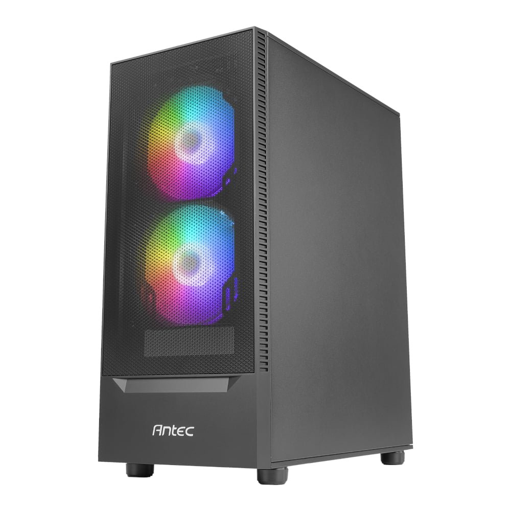 Antec NX410 V2 ATX | Micro-ATX | ITX ARGB Mid-Tower Gaming Chassis - Black - Image 3