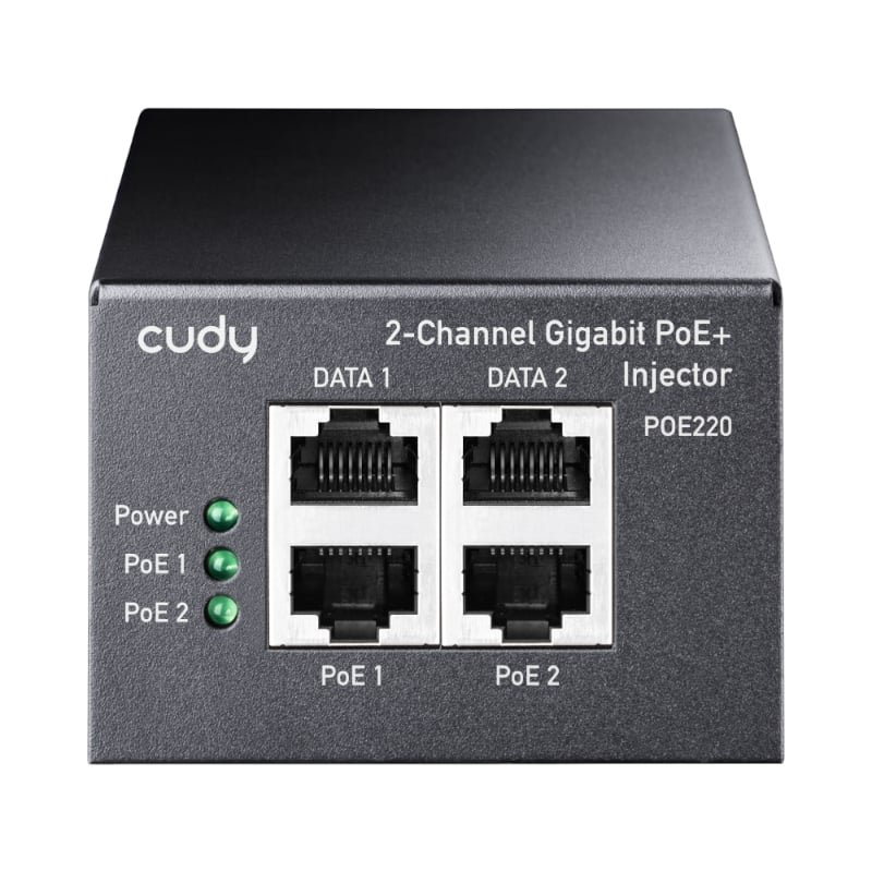 Cudy 2-Channel 30W Gigabit PoE+ Injector - Image 2