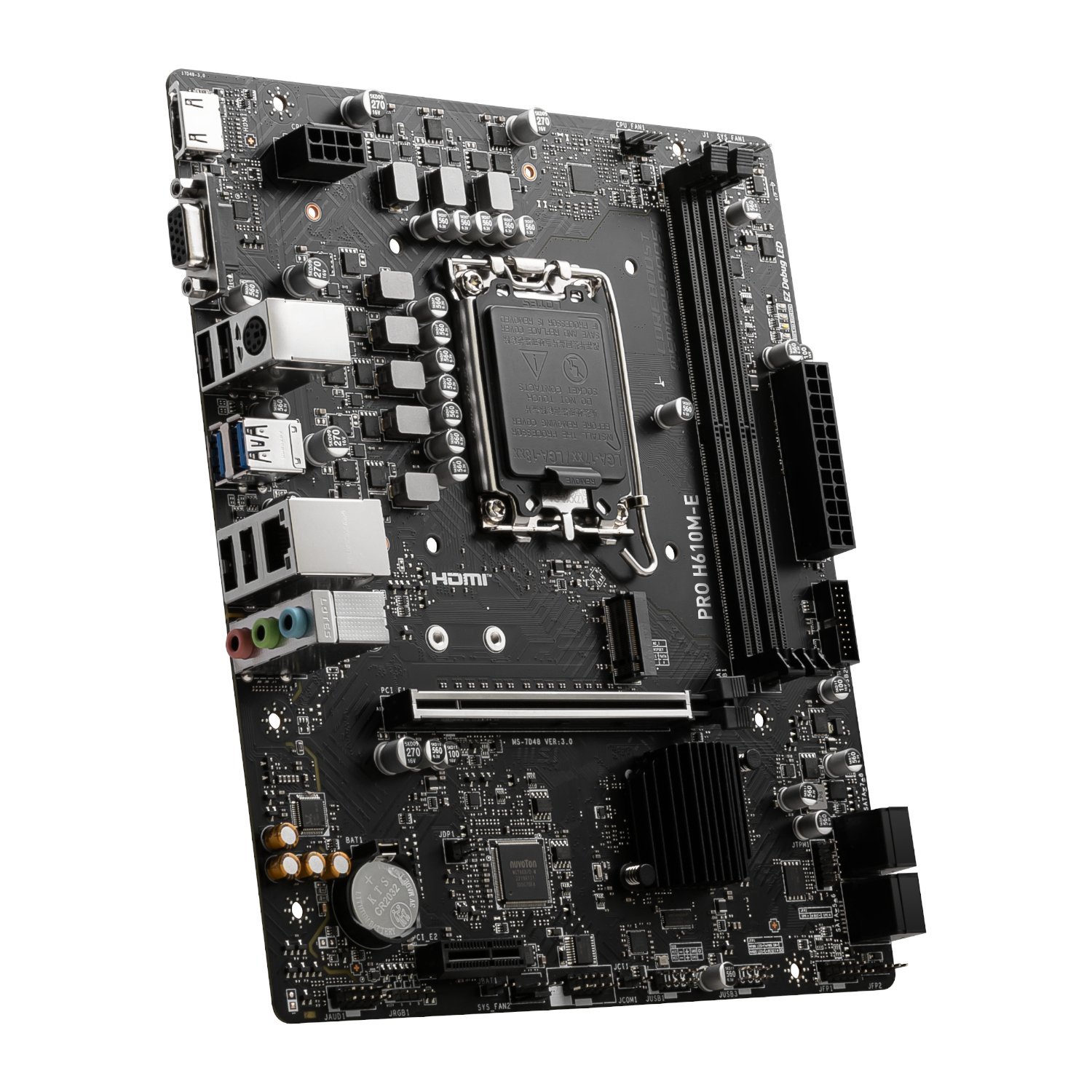 MSI PRO H610M-E Intel LGA1700 DDR5 M-ATX Motherboard - Image 3