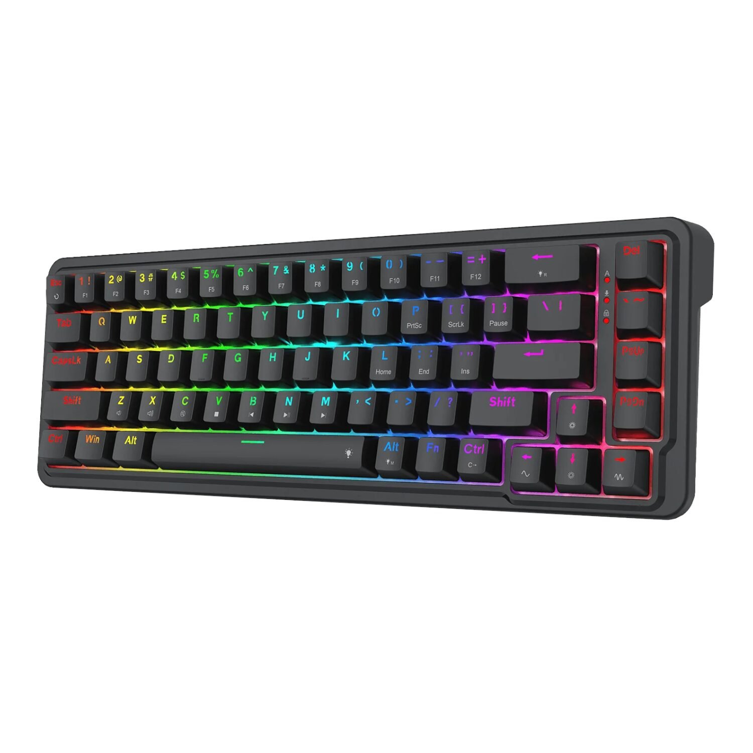Redragon NOVA K709 65% Wired Gasket RGB Gaming Keyboard - Black - Image 2