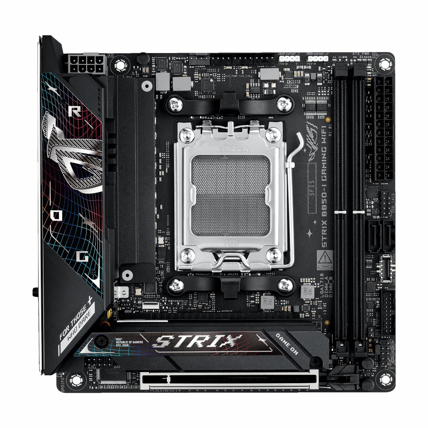 Asus ROG Strix B850-I Gaming WiFi AM5 Mini-ITX Gaming Motherboard - Image 2
