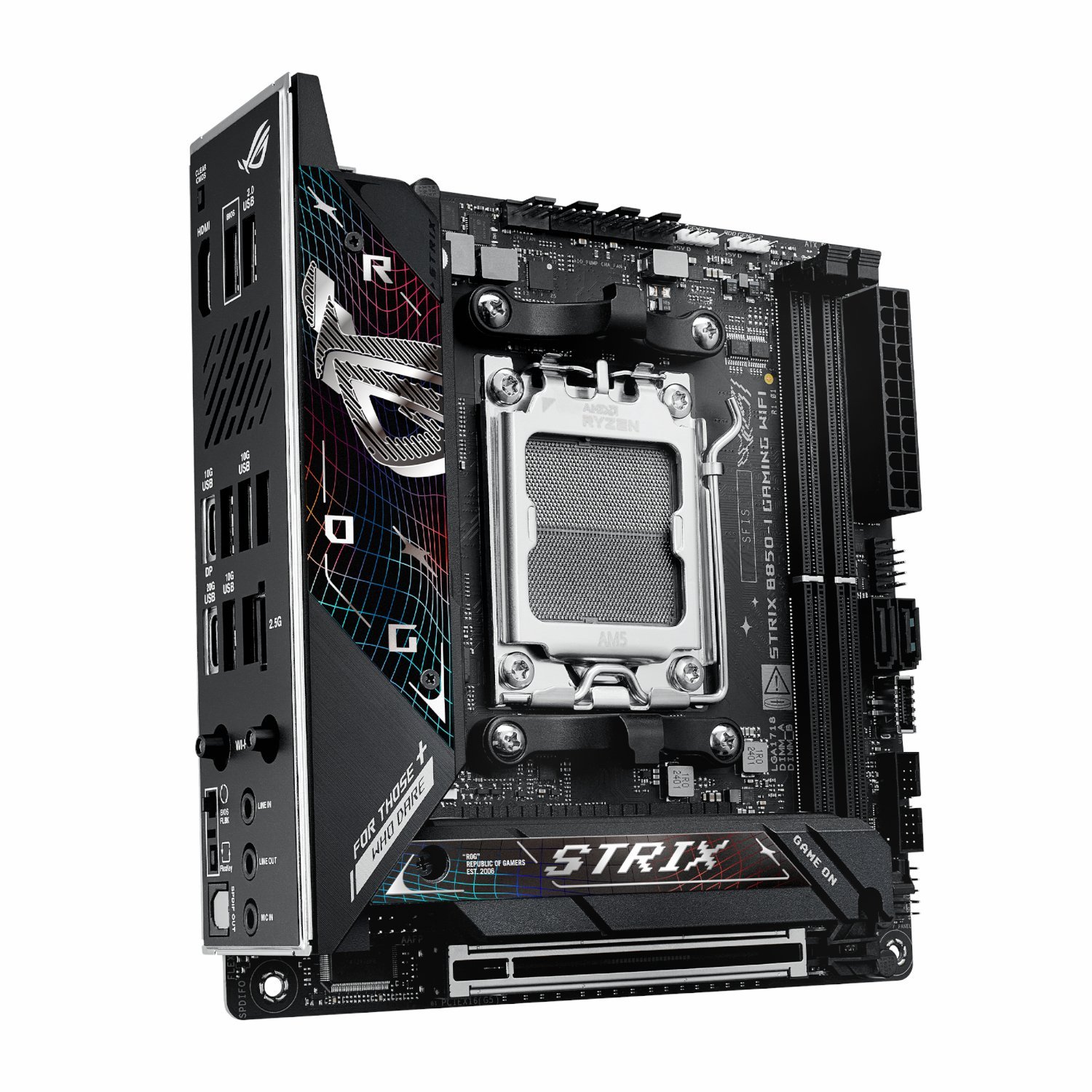 Asus ROG Strix B850-I Gaming WiFi AM5 Mini-ITX Gaming Motherboard - Image 3