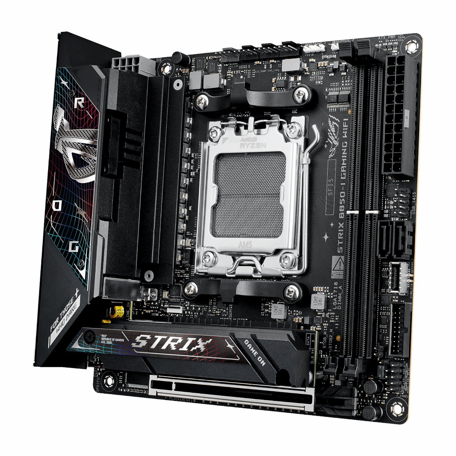 Asus ROG Strix B850-I Gaming WiFi AM5 Mini-ITX Gaming Motherboard - Image 4