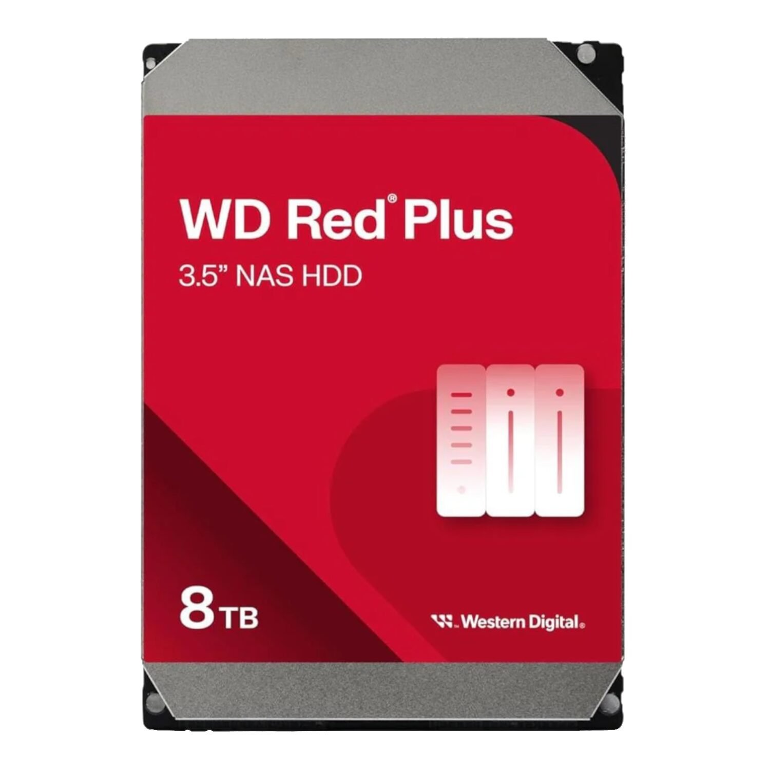Western Digital Red Plus 8TB NAS HDD - Reliable 3.5" SATA Drive for NAS - Image 2